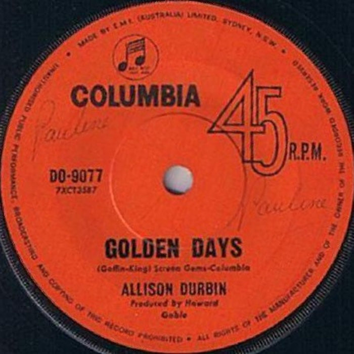 Allison Durbin – Golden Days (VG+/Generic) - VINYL LP