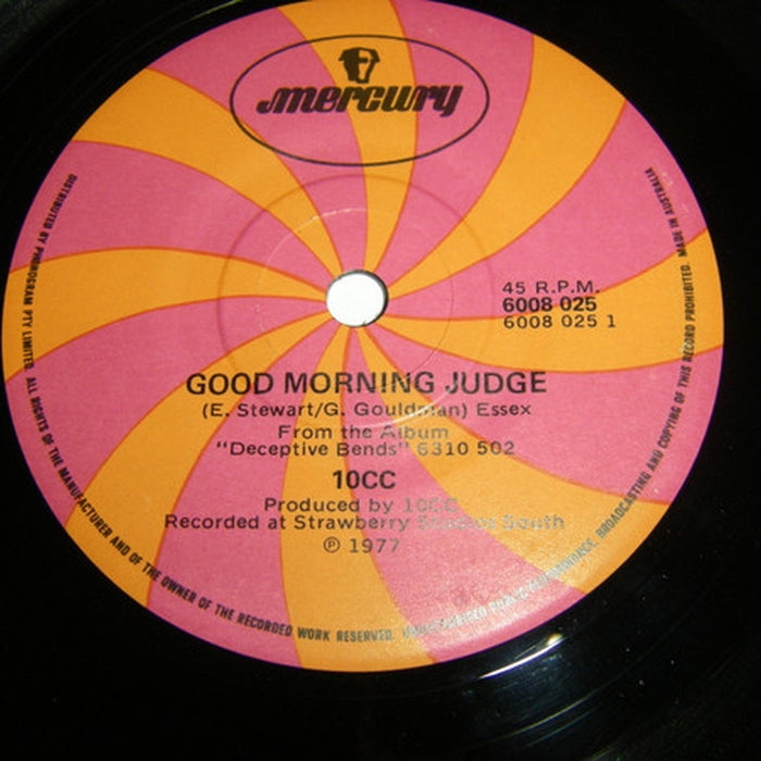 10cc – Good Morning Judge (VG+/Generic) - VINYL LP