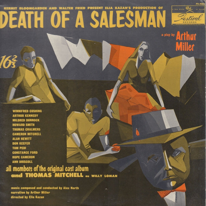 All Members Of The Original Cast Production Death Of A Salesman, Thomas Mitchell – Death Of A Salesman (E/E) - VINYL LP