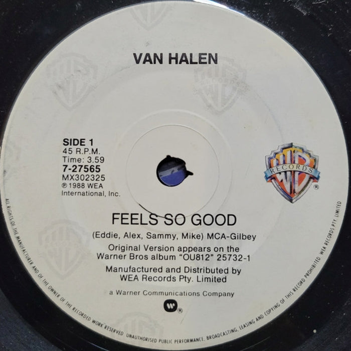Van Halen – Feels So Good (VG+/Generic) - VINYL LP