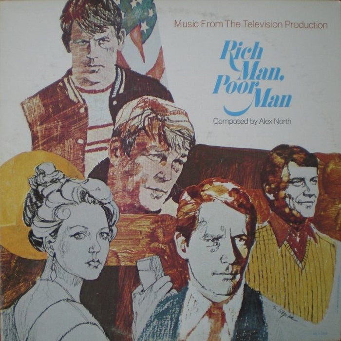 Alex North – Rich Man, Poor Man (Music From The Television Production) (VG+/VG+) - VINYL LP