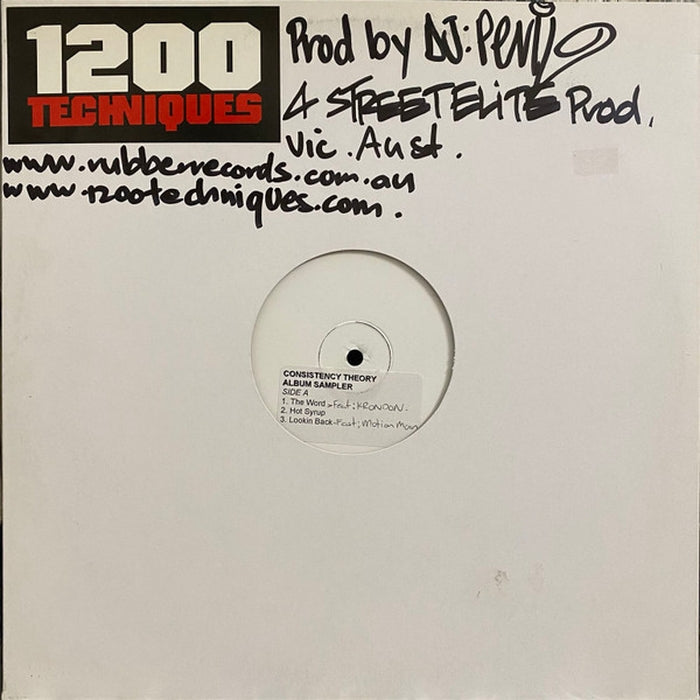 1200 Techniques – Consistency Theory Album Sampler (VG+/Generic) - VINYL LP