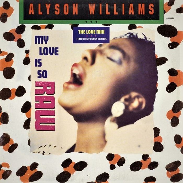 Alyson Williams – My Love Is So Raw (VG+/VG+) - VINYL LP