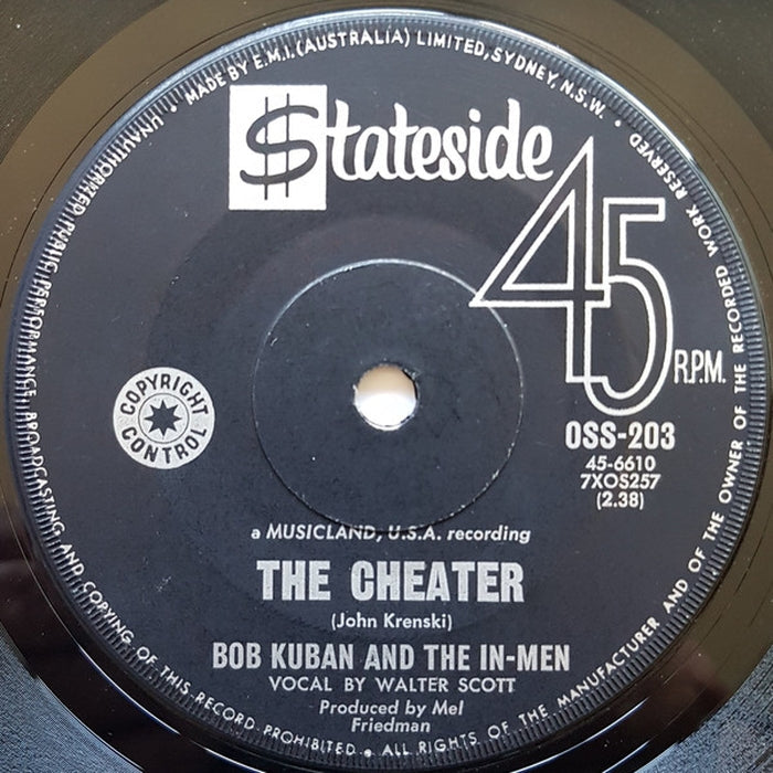 Bob Kuban And The In-Men – The Cheater (VG/VG+) - VINYL LP