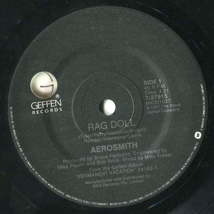Aerosmith – Rag Doll (VG+/Generic) - VINYL LP