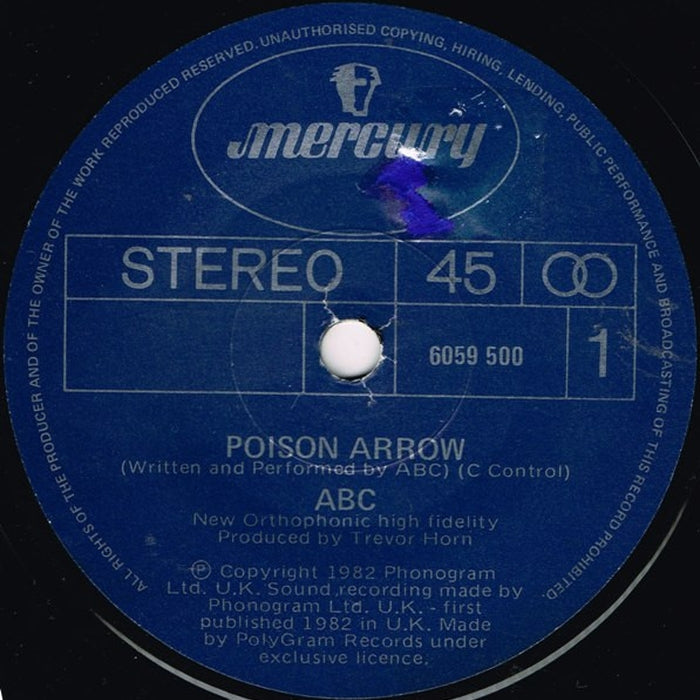 ABC – Poison Arrow (VG+/Generic) - VINYL LP
