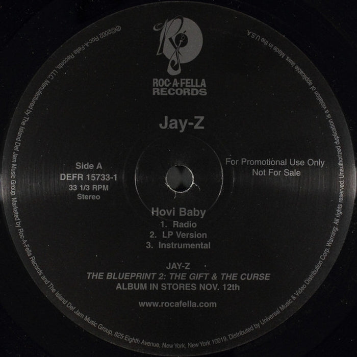 Jay-Z – Hovi Baby / U Don't Know (Remix) (VG+/Generic) - VINYL LP