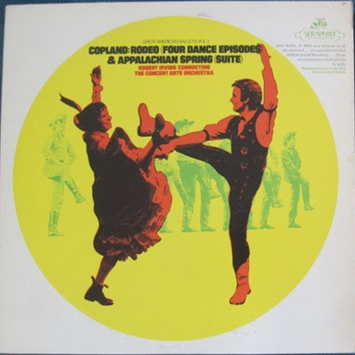 Aaron Copland, The Concert Arts Orchestra, Robert Irving – Great American Ballets, Vol. 2: Copland: Rodeo (Four Dance Episodes) & Appalachian Spring (Suite) (E/E) - VINYL LP
