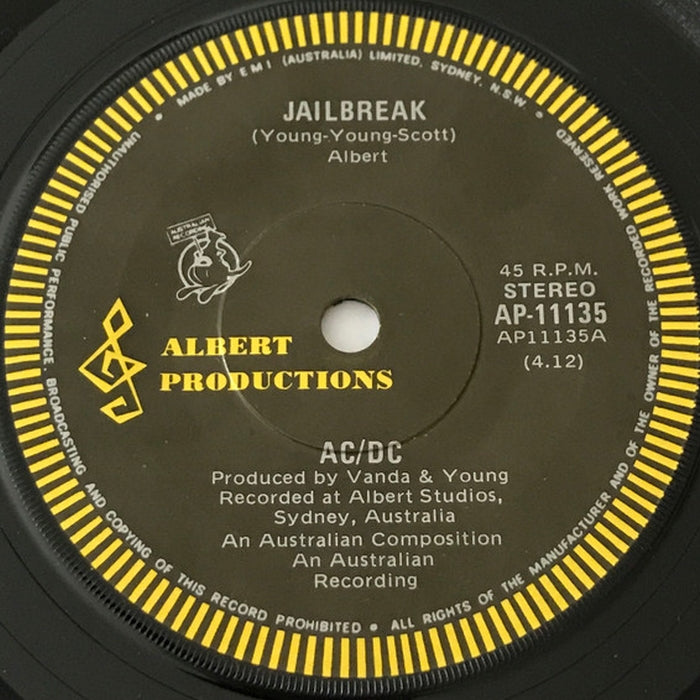AC/DC – Jailbreak (VG+/Generic) - VINYL LP