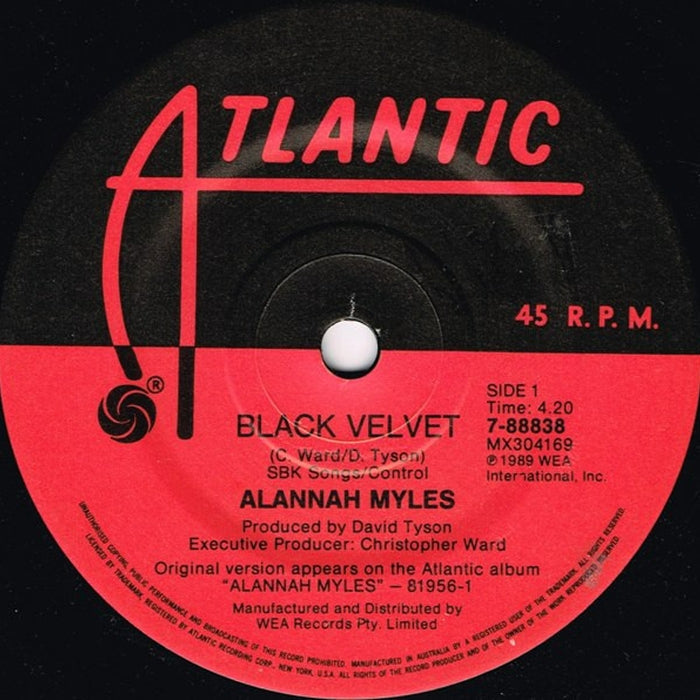 Alannah Myles – Black Velvet (VG+/Generic) - VINYL LP