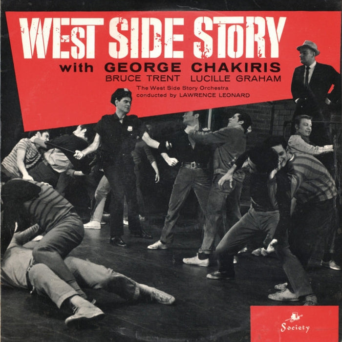 "West Side Story" 1963 London Cast, Orchestra, Lawrence Leonard, George Chakiris, Bruce Trent, Lucille Graham – West Side Story (VG/VG) - VINYL LP