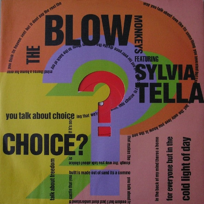 The Blow Monkeys – Choice? (VG+/VG+) - VINYL LP