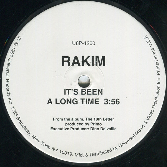 Rakim – It's Been A Long Time (VG+/Generic) - VINYL LP