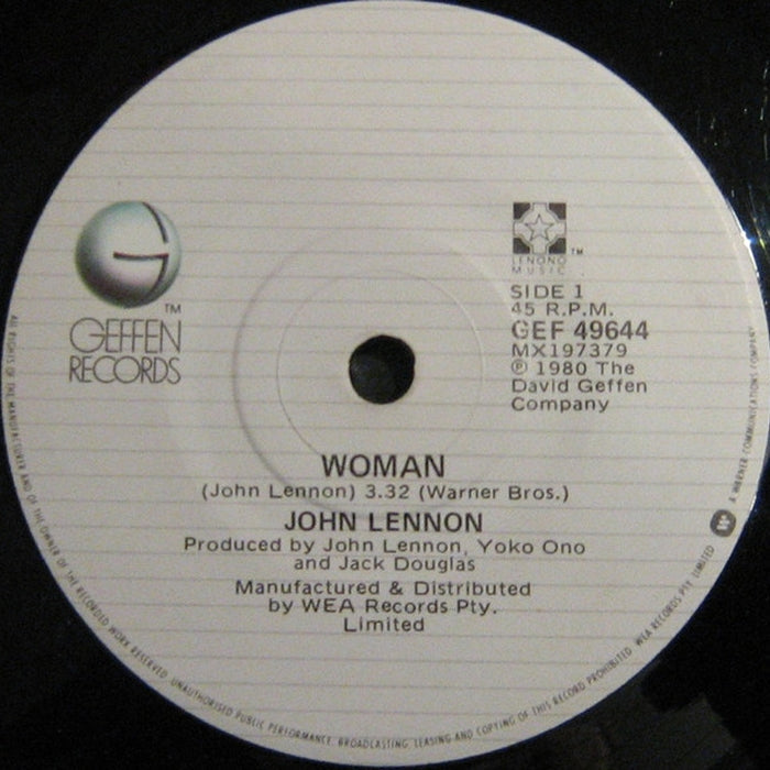 John Lennon – Woman (E/Generic) - VINYL LP