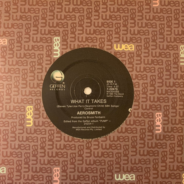 Aerosmith – What It Takes (VG+/Generic) - VINYL LP